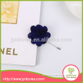 stock men suit accessory fashion cheap flower lapel pin with long needle pin